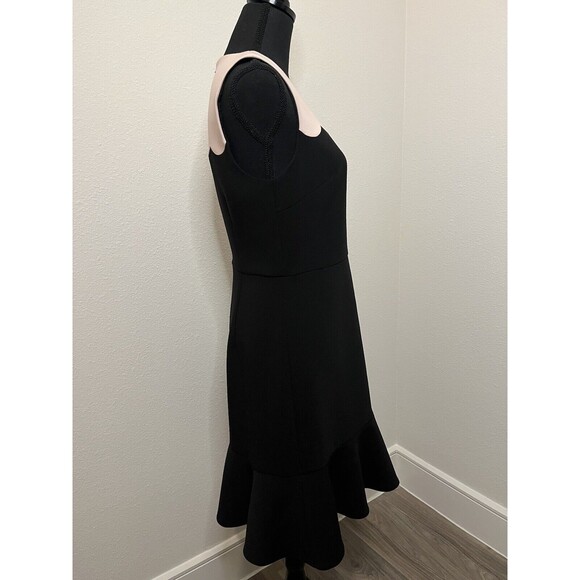 Kate Spade New York Women's Black /Pink Scallop Sleeveless Adorable Dress Size 8 - Picture 6 of 14